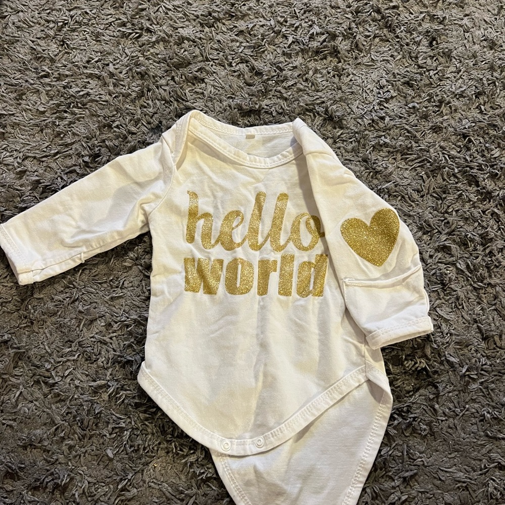 Baby girl boutique onesie